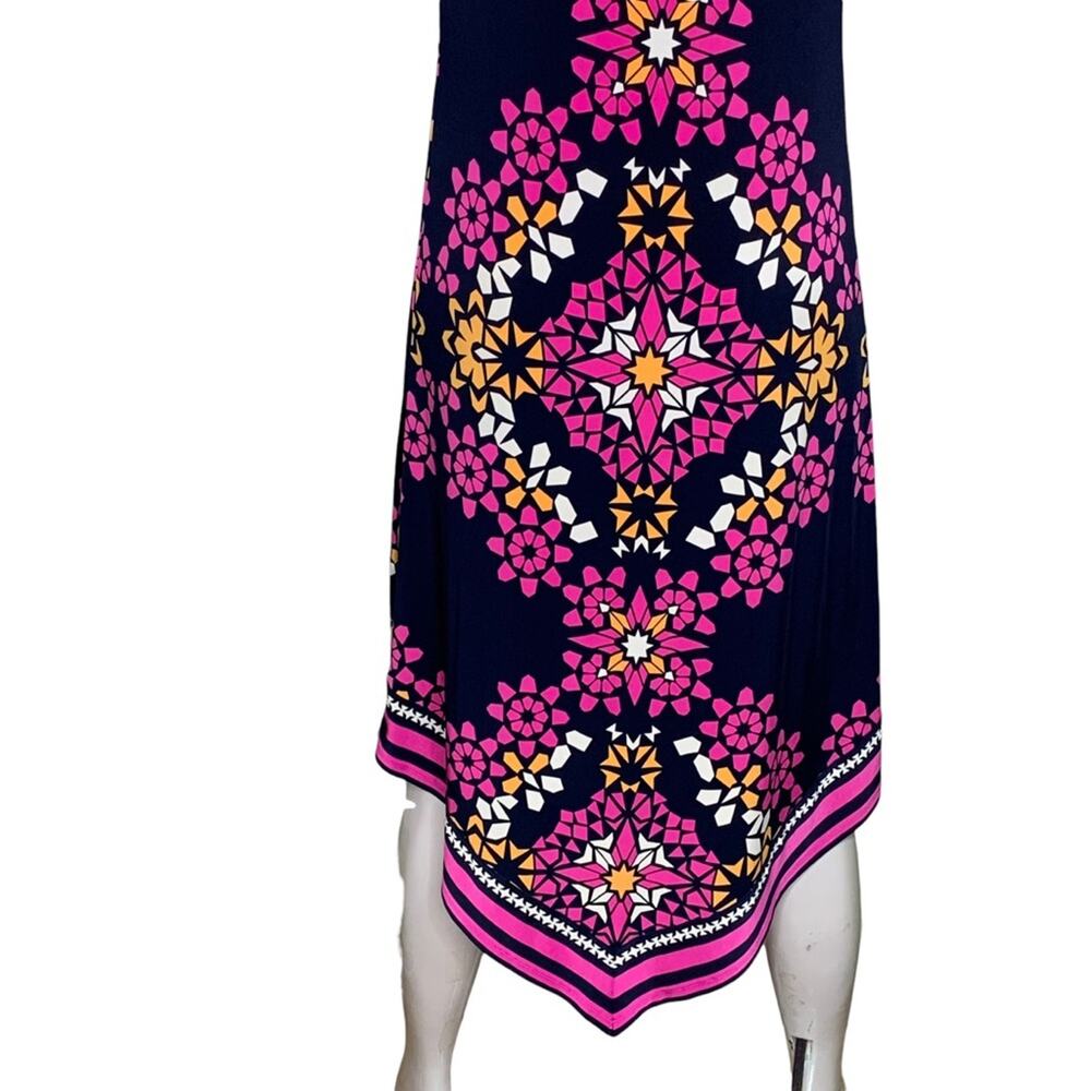 INC International Concept Halter Sleeveless Dress Geometric Print Size S - Picture 5 of 12